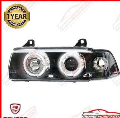 HEADLAMP - BMW E36 1991-1998 - SONAR - LED - PROJECTOR - BLACK
