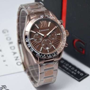 GIORDANO 1687-66 - Jam Tangan Pria Original - Brown