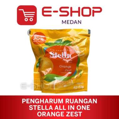 STELLA ALL IN ONE PENGHARUM PEWANGI RUANGAN MOBIL KAMAR MANDI GANTUNG Orange Zest