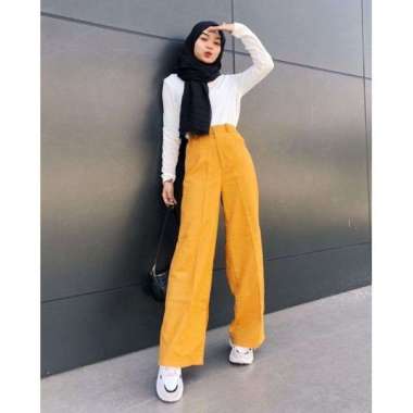Highwaist Kulot Linen Premium Laura Slim Kulot Highwaist / Kulot Linen SEOUL / Linen Slim Cullote / 