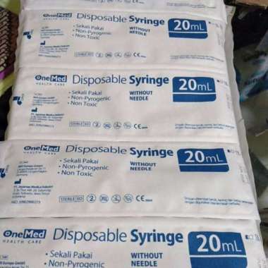 Spuit 20ml eceran 1pcs onemed