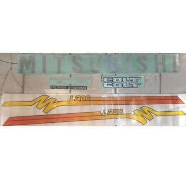 Stiker Body Kabin Mitsubishi Pick Up Bak L300 SET