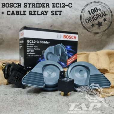 KLAKSON BOSCH + CABLE RELAY SET (STRIDER EC12-C) - HELLA HELLA
