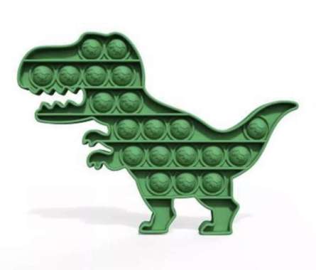 Mainan anak viral tiktok Pop it - Dino