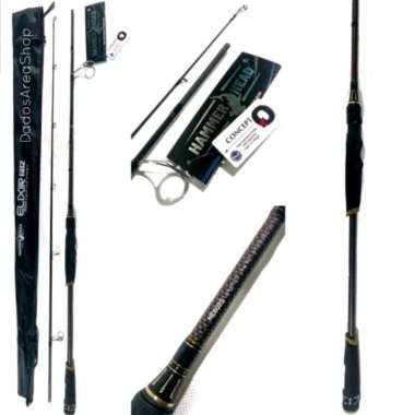 Tongkat pancing joran hammer head Elixir 602S 8-17lb joran pancing
