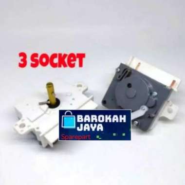 Timer 3 SOCKET Model sanyo Mesin Cuci Switch Sharp Scun - Saklar Soket