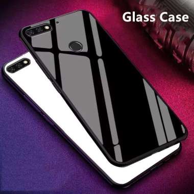 Case Oppo A7 Glass Back Premeum Hard Casing