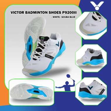 VICTOR P9200II / P 9200 II Spesial Edisi Tai Tzu Ying Sepatu Original AU Wht Scb Blue 42