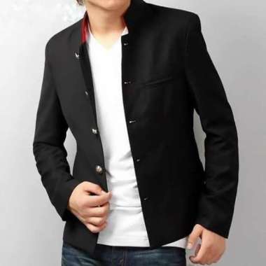 JAS PRIA MANDARIN/GAKURAN - Hitam, M maroon M