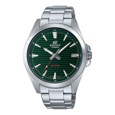 CASIO Edifice Stainless Steel 44 mm Original EFV-140 Jam Tangan Pria Green