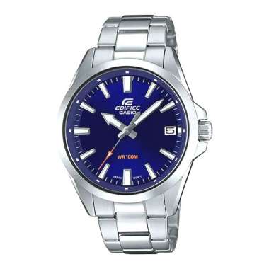 CASIO Edifice Stainless Steel 42 mm Original EFV-100 Jam Tangan Pria Blue