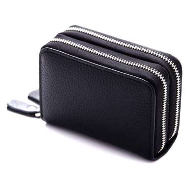 Dompet Kartu Anti Magnetik RFID Hitam