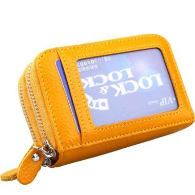Dompet Kartu Anti Magnetik RFID Kuning
