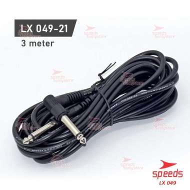 SPEEDS Kabel Gitar Listrik Kabel Jack Gitar Alat Musik Kabel Aux Cable Audio Kabel Speaker 049-21 KA