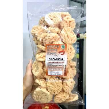 Kerupuk Udang Sanjaya 250gr Asli Bangka / Kerupuk Bantet Udang Bangka