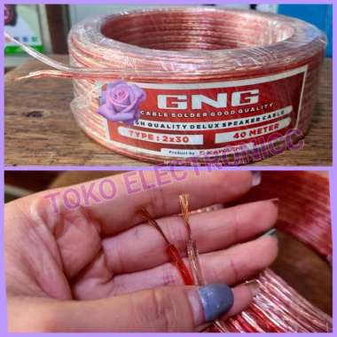 Kabel Speaker GNG 2x30 40 meter (1 Roll)