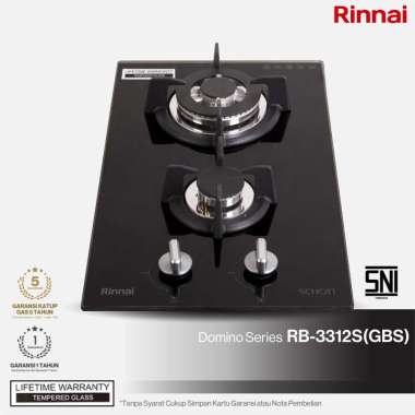 RINNAI Kompor Kaca Tanam 2 Tungku RB-3312S