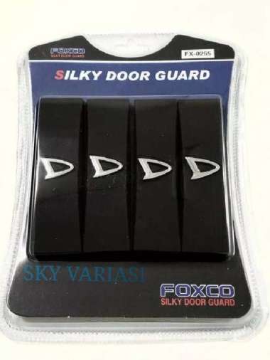 Door Guard Silky Premium Logo Mobil Daihatsu Sigra Black