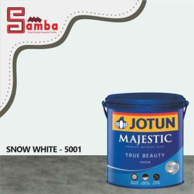 Jotun Majestic 5001 Snow White True Beauty Sheen 20 Ltr