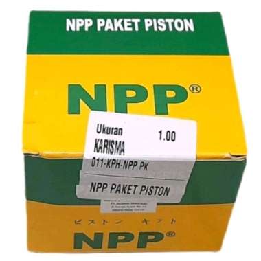 Piston kit KARISMA / KIRANA / SUPRA X 125 os ukuran 1,00 100 KPH NPP paket piston untuk kharisma kir