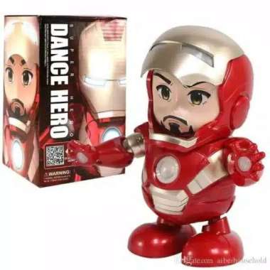 Iron Man Dance Hero Marvel Avengers - Mainan Robot Musik Joget