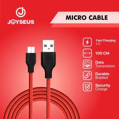 Kabel Charger Cable Micro Usb Support Fast Charging untuk HP Android JOYSEUS