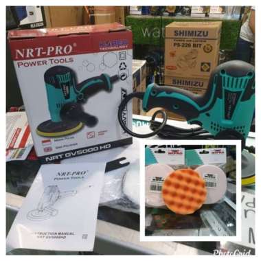 PAKET MESIN POLES NRT PRO GV5000 DAN SPON POLES MOBIL