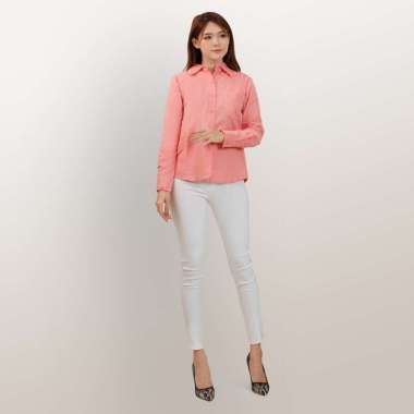 Kemeja Casual lengan Panjang wanita gaya Korea variasi kantong model terbaru - Jfashion Patma M/L Sa