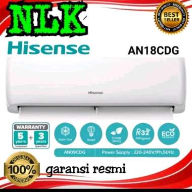 AC HISENSE 2 PK AN 18 CDG UNIT ONLY