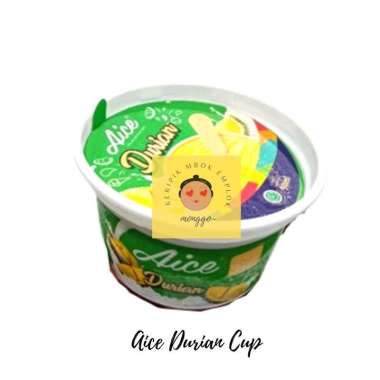 AICE Ice Cream Es Krim Mochi Stick Coklat Stroberi Vanila Cone Melon Semangka Durian Cup