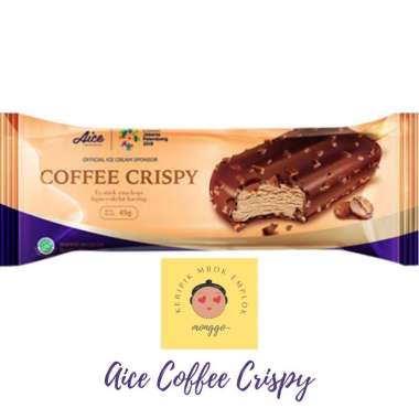 AICE Ice Cream Es Krim Mochi Stick Coklat Stroberi Vanila Cone Melon Semangka Coffee Crispy