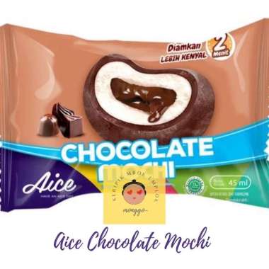 AICE Ice Cream Es Krim Mochi Stick Coklat Stroberi Vanila Cone Melon Semangka Choc Mochi