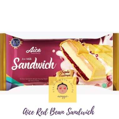 AICE Ice Cream Es Krim Mochi Stick Coklat Stroberi Vanila Cone Melon Semangka RB Sandwich
