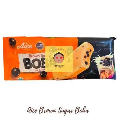 AICE Ice Cream Es Krim Mochi Stick Coklat Stroberi Vanila Cone Melon Semangka Boba