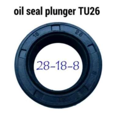18Ã—28Ã—8 OIL SEAL SIL KARET PISTON PLUNGER MESIN SEMPROT HAMA TU26