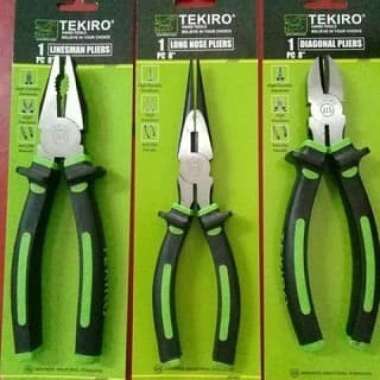 Tekiro tang set 3pcs 8" (tang kombinasi, tang lancip, tang potong)