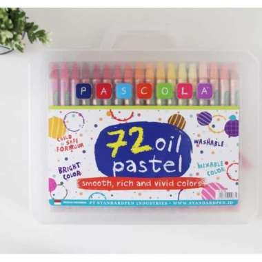 Crayon / Oil Pastel Pascola 72 Warna Multicolor