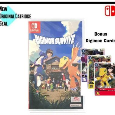 Switch Digimon Survive + Digimon card English Asia Version