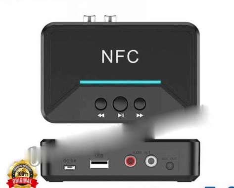 Audio Bluetooth Receiver 5.0 NFC Alat Bluetooth Ke Speaker