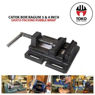 Catok / Ragum / Tanggem Bor Duduk 3 inch