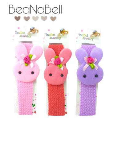 Bando Anak Bandana Baby Girl Headband Cantik Model Kelinci RANDOM