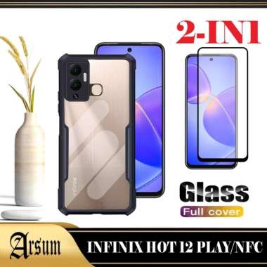 PROMO Case INFINIX HOT 12 PLAY , HOT 12 PLAY NFC Transparan Softcase Casing INFINIX HOT 12 PLAY , HO