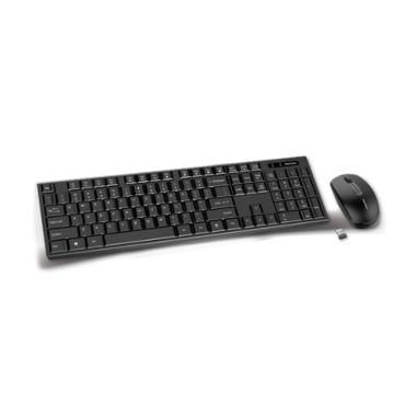Fantech WK-893 Wireless Keyboard Mouse Set Aksesories Komputer BLACK