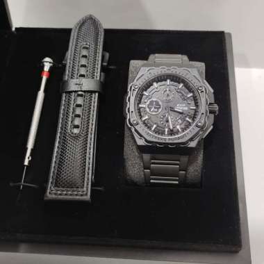 Expedition E6824MC Boxset Sport Jam Tangan Pria Stainless Steel Black