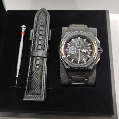 Expedition E6824MC Boxset Sport Jam Tangan Pria Stainless Steel Black Rose