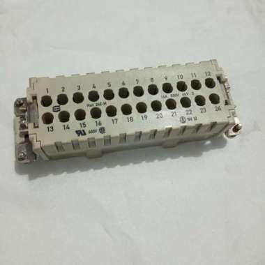 Harting Han 24E-M 16A 500v 6kV 3