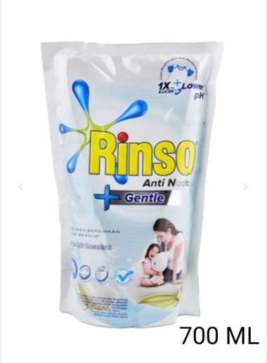 DETERJEN CAIR RINSO GENTLE 700 ML