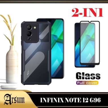 PROMO Case INFINIX NOTE 12 G96 Transparan Softcase Casing INFINIX NOTE 12 G96 Paket 2IN1 2IN1 INF NO