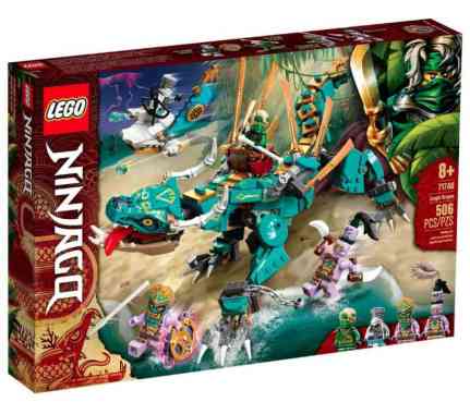 Lego Ninjago 71746 Jungle Dragon / mainan anak Multi