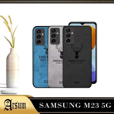 PROMO Case SAMSUNG M23 5G Softcase Deer Bermotif jeans New Casing SAMSUNG M23 5G SAM M23 5G BIRU
